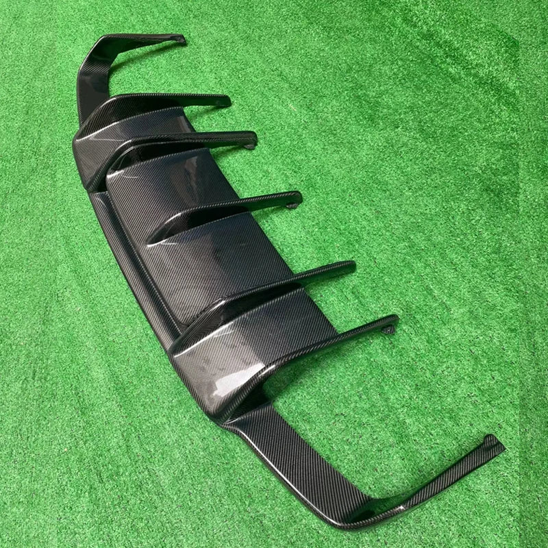 For Mercedes Benz CLS Class W218 CLS350 CLS63 AMG Bumper Carbon Fiber Rear Trunk Diffuser 2011~2014