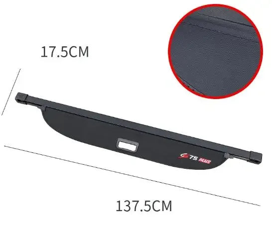 Car Trunk Cargo Cover for Changan CS75 Plus 2019~2025 Auto Parts Trunk Supplies Luggage Rear Curtain Tray Privacy Arrangemention