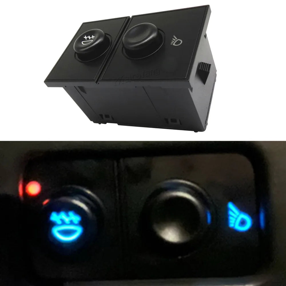 New Headlight Fog Lamp Control Light Button Switch For Cadillac Escalade EXT ESV Chevy Avalanche Silverado GMC Sierra 15143597