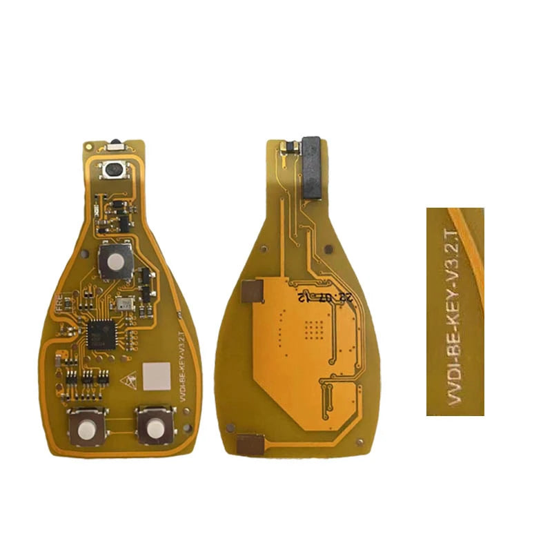Xhorse VVDI BE Key Pro لمفتاح مرسيدس بنز V3.2 PCB، إصدار محسّن، ذكي 315 ميجا هرتز/433 ميجا هرتز 