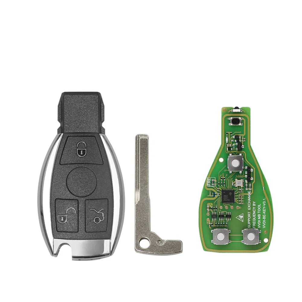 Xhorse VVDI BE Key Pro لمفتاح مرسيدس بنز V3.2 PCB، إصدار محسّن، ذكي 315 ميجا هرتز/433 ميجا هرتز 