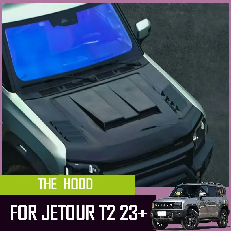 مناسب لغطاء محرك السيارة الميكا JETOUR Traveler T2 والديكور الخارجي
