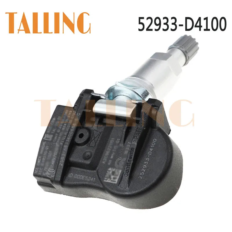 مستشعر مراقبة ضغط الإطارات TPMS 52933-D4100 بتردد 433 ميجاهرتز لسيارة هيونداي كونا أيونيك إلنترا جينيسيس جي 90 كيا نيرو كادينزا موديلات 2017 و2018 و2019 