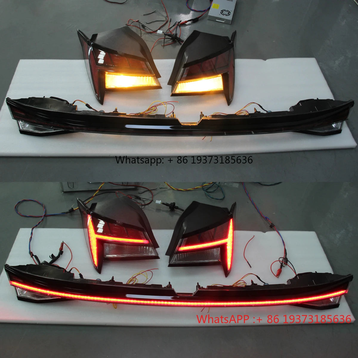 مصباح خلفي LED من WINAUTO لسيارة Hyundai Elantra 2021 2022 2023 مصباح خلفي LED لصندوق السيارة الخلفي قطع غيار السيارات 