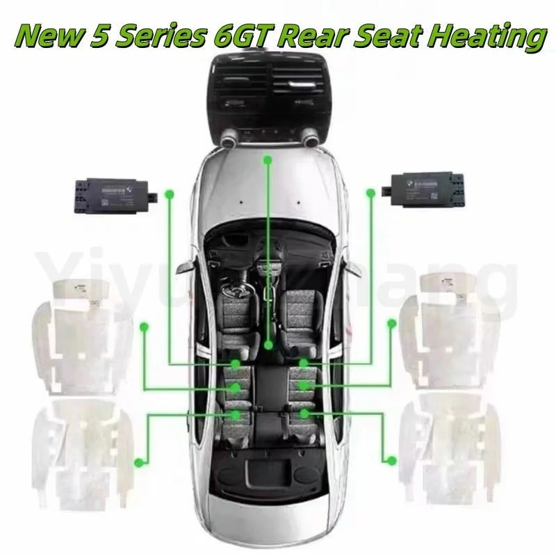لسيارات BMW الجديدة من الفئة 3/5 i36GT7 Series X3X5X6X7، تم ترقية تدفئة المقعد، تهوية المقعد الأصلية وتدفئة المقعد 