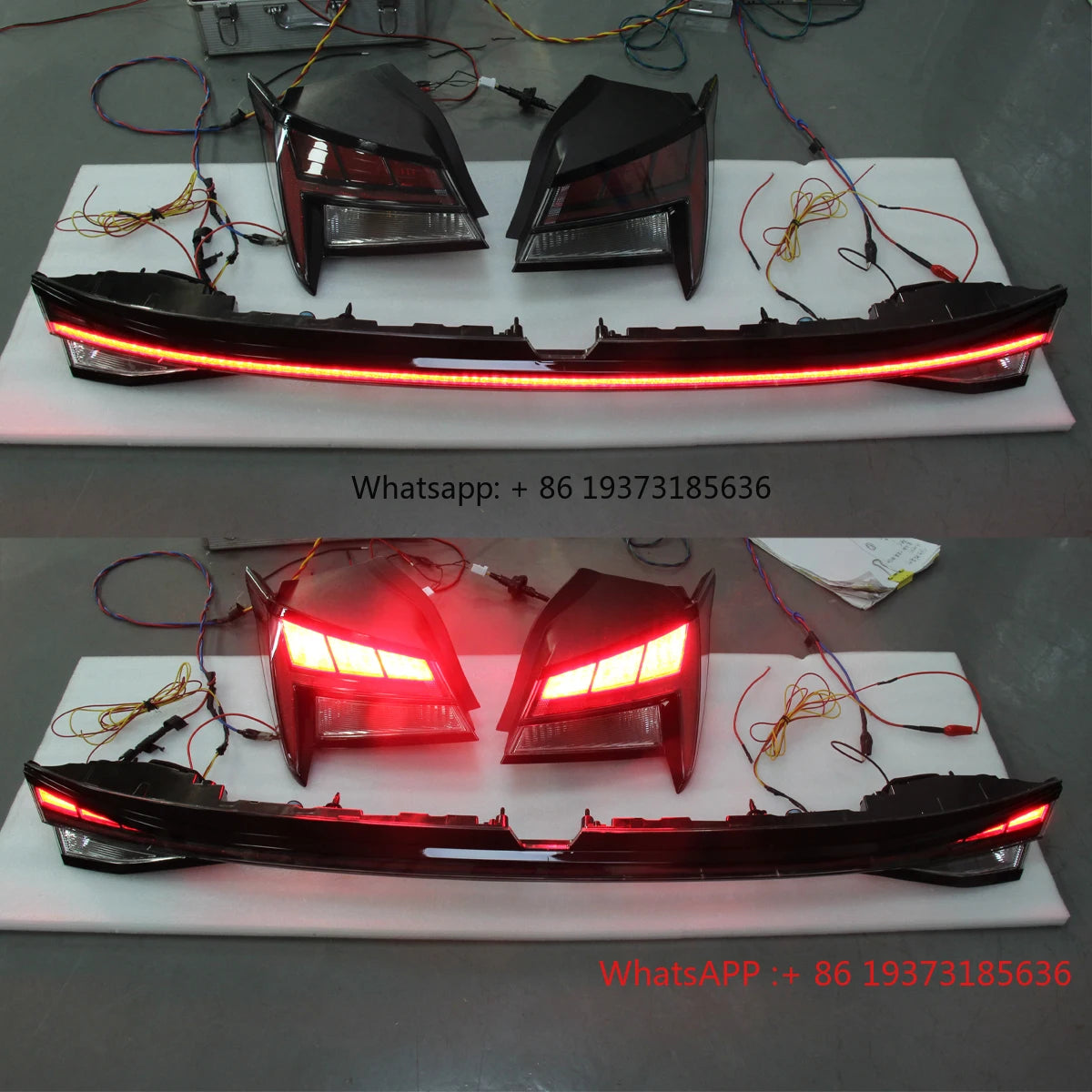 مصباح خلفي LED من WINAUTO لسيارة Hyundai Elantra 2021 2022 2023 مصباح خلفي LED لصندوق السيارة الخلفي قطع غيار السيارات 
