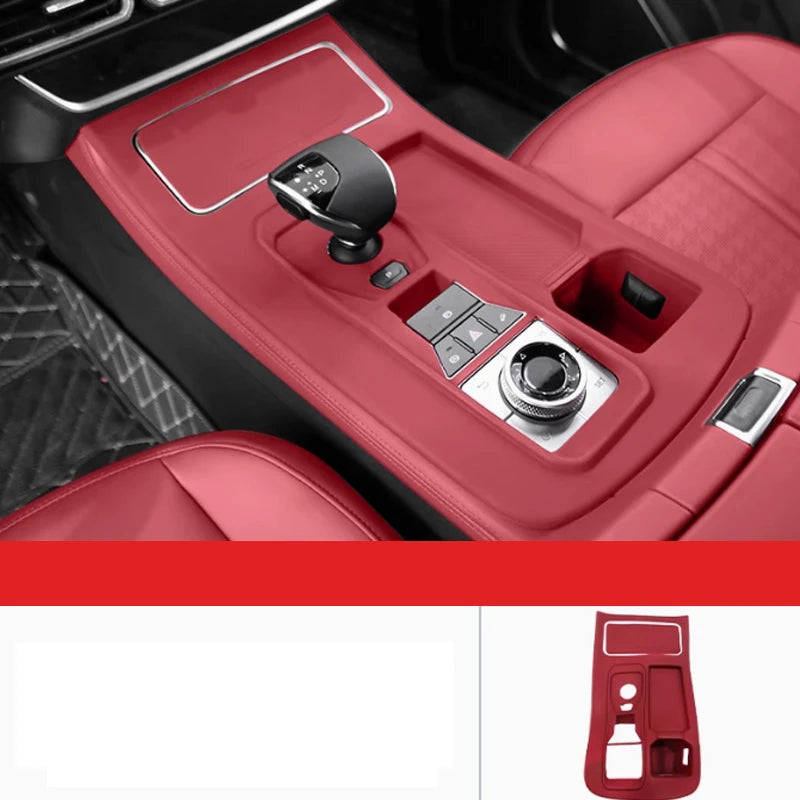 لـ Jetour X70 Plus 2024 2025 وسادة حماية سيليكون للتحكم المركزي ملحقات الحماية الداخلية 