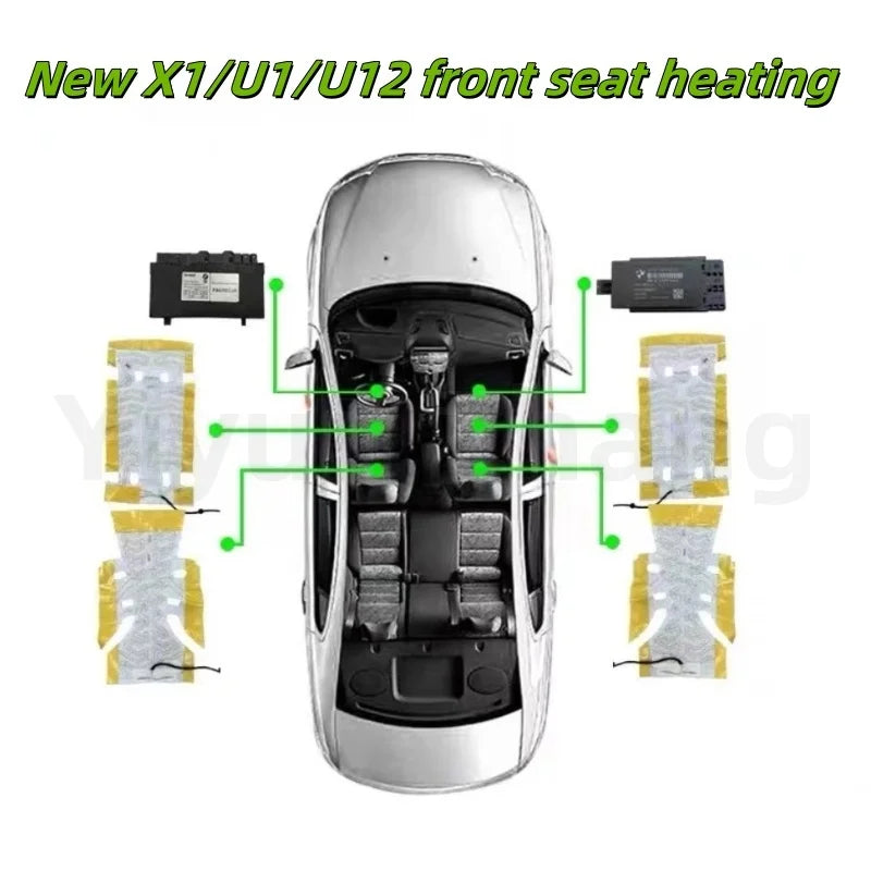 لسيارات BMW الجديدة من الفئة 3/5 i36GT7 Series X3X5X6X7، تم ترقية تدفئة المقعد، تهوية المقعد الأصلية وتدفئة المقعد 