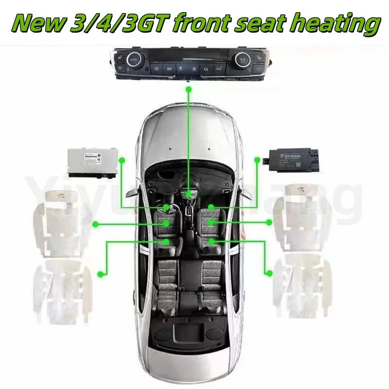 لسيارات BMW الجديدة من الفئة 3/5 i36GT7 Series X3X5X6X7، تم ترقية تدفئة المقعد، تهوية المقعد الأصلية وتدفئة المقعد 