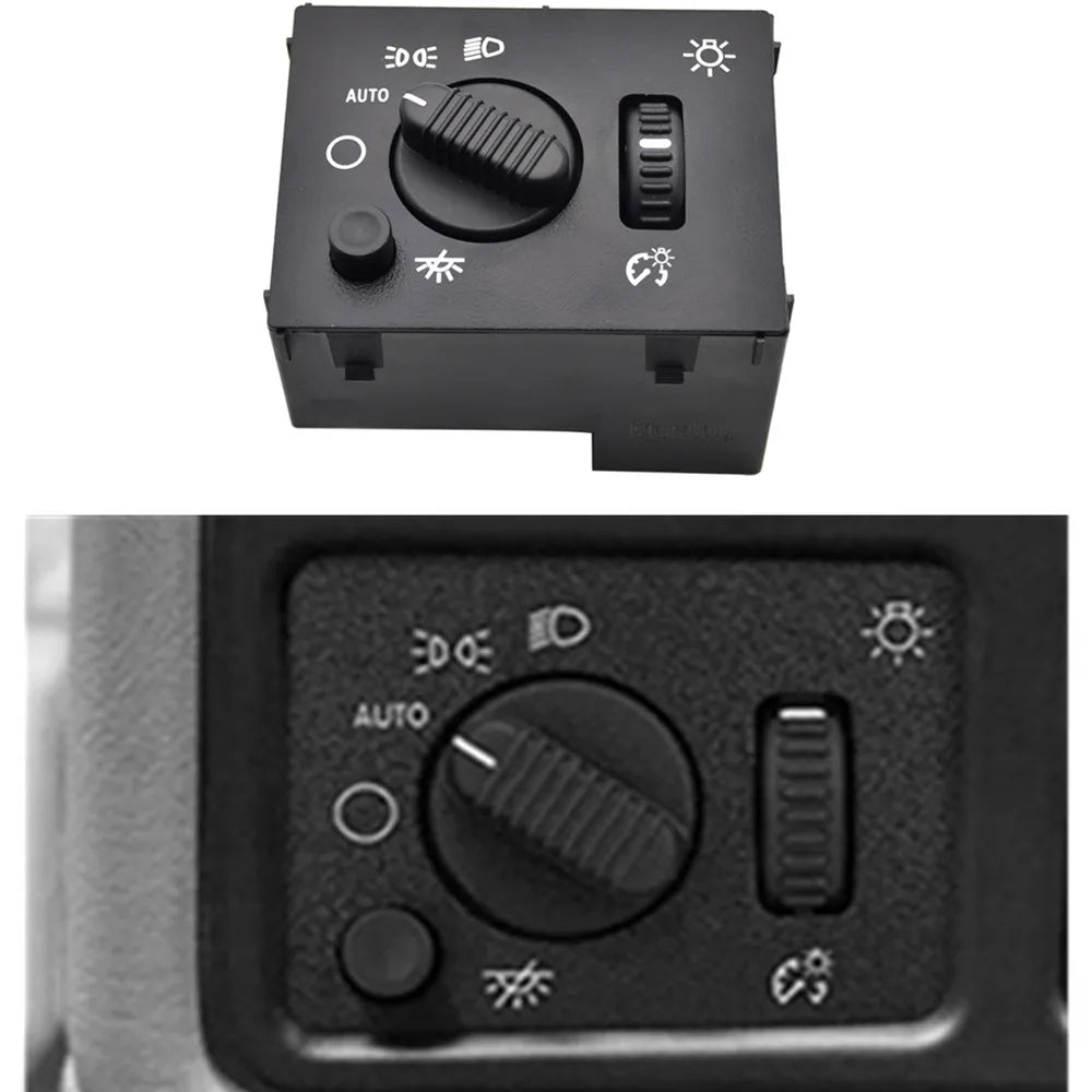 New Headlight Fog Lamp Control Light Button Switch For Cadillac Escalade EXT ESV Chevy Avalanche Silverado GMC Sierra 15143597