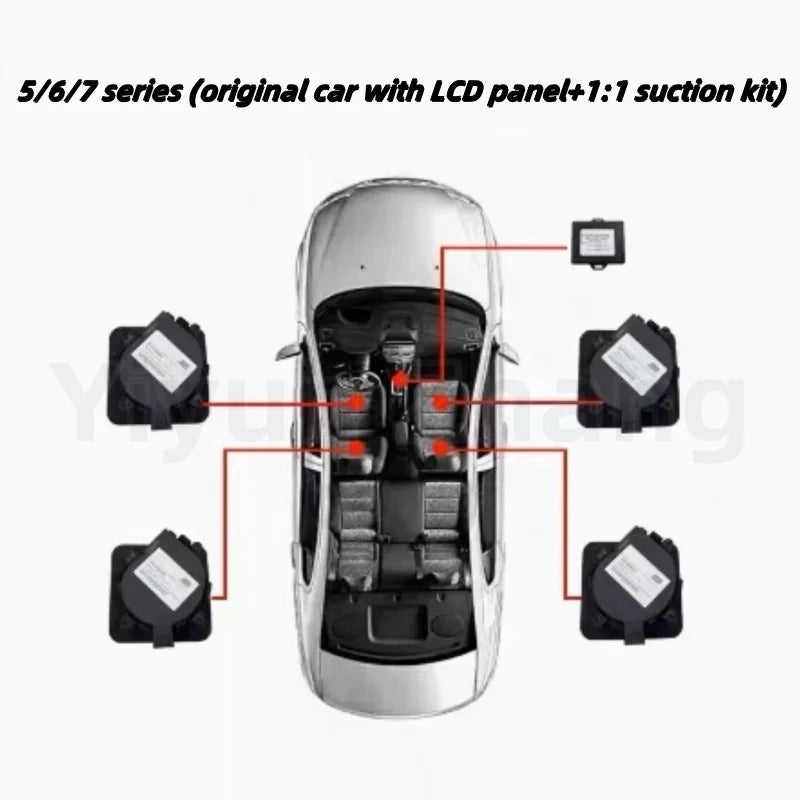 لسيارات BMW الجديدة من الفئة 3/5 i36GT7 Series X3X5X6X7، تم ترقية تدفئة المقعد، تهوية المقعد الأصلية وتدفئة المقعد 