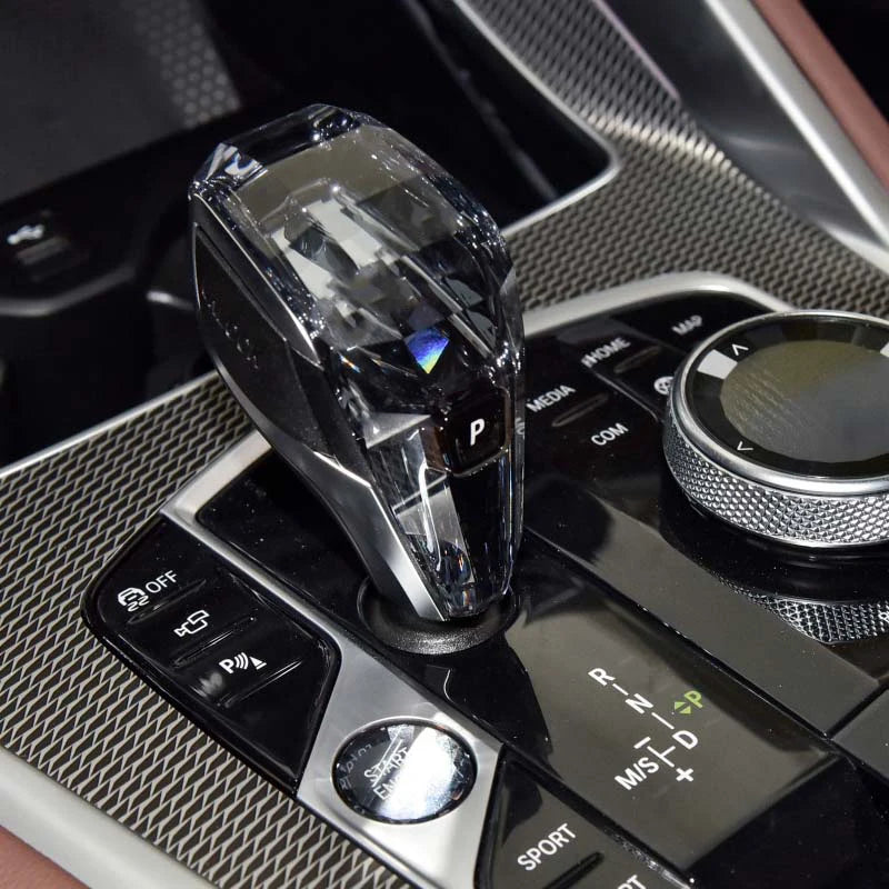 مجموعة من 3 مقابض ناقل الحركة الكريستالية لسيارة BMW X5 G05 X5 E70 E71 X3 G20 G21 G28 F10 F30 F20 G01 G08 G02 G30 G29 G22 أجزاء هيكل السيارة 