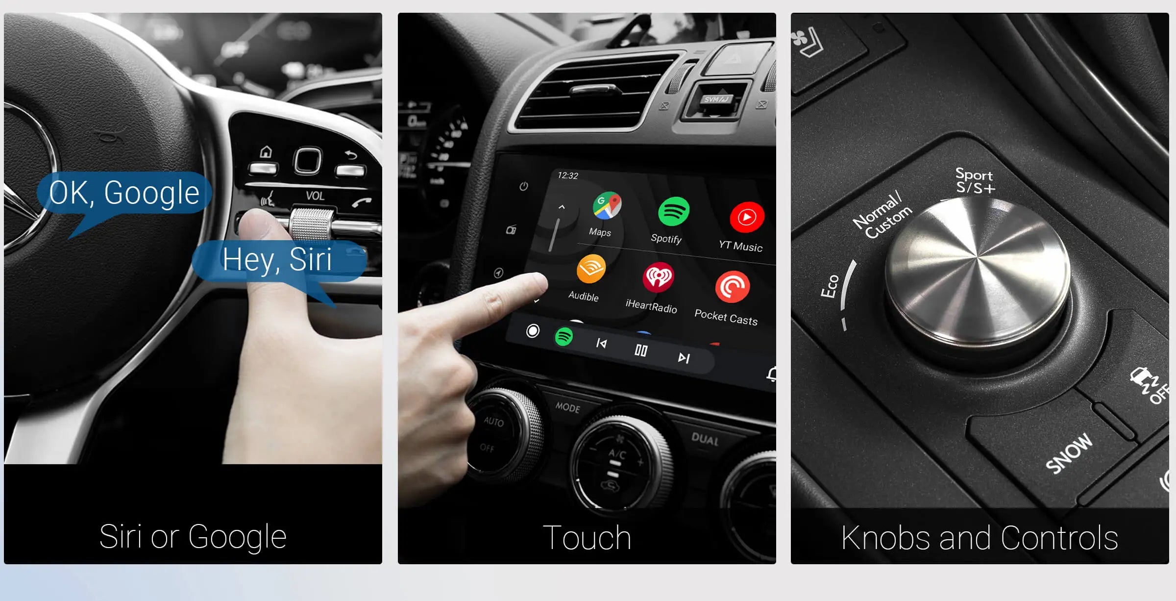 Play2Video Pro Wireless CarPlay Android Auto All-in-one Adapter Built-in 5 Video App Support TV Box Car Play Newest 2025