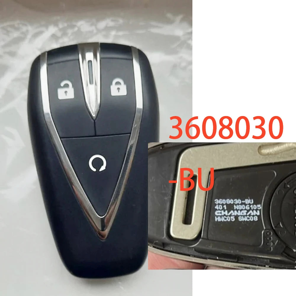 مفتاح التحكم عن بعد الأصلي لسيارة CHANGAN Hunter بثلاثة أزرار مفتاح ذكي بدون مفتاح