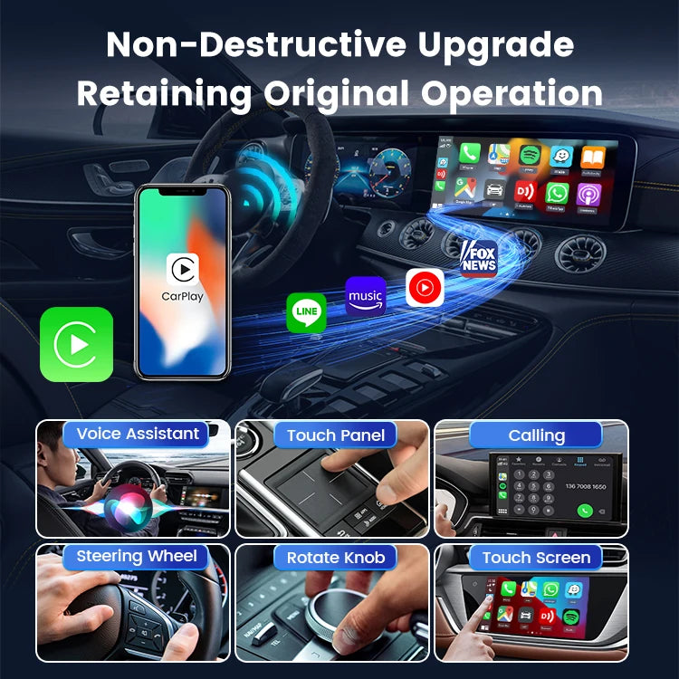 Carlinkit Android Auto Wired to Wireless Carplay Stereo Dual Channel Mini Se Pro Usb Carplay Adapter Car Ai Dongle Car Play Box