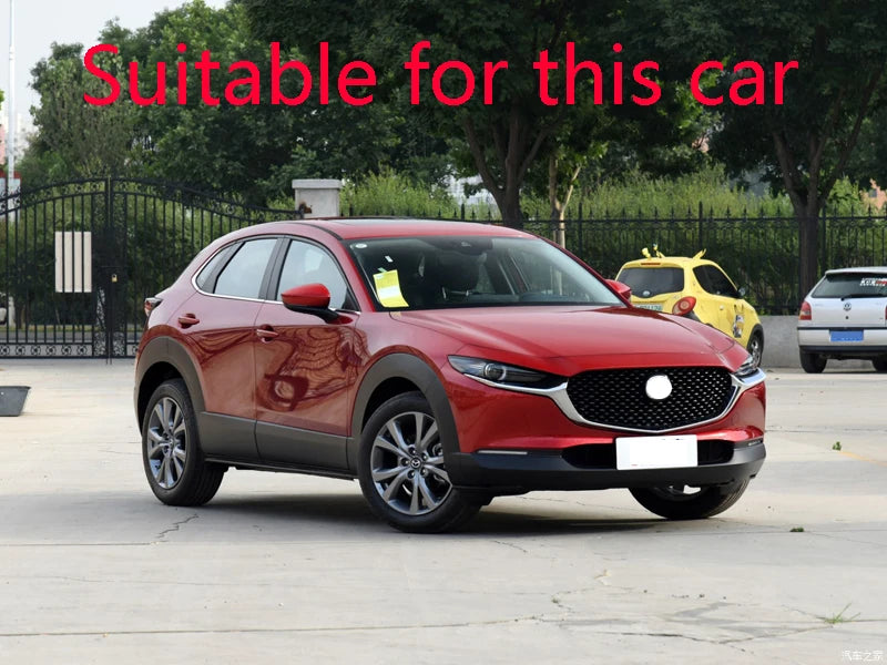 For Mazda CX-30 DM 2019-2021 Car Accessories ABS Chrome Rear Reflector Fog Light Lamp Cover Trim Bezel Frame Styling Garnish