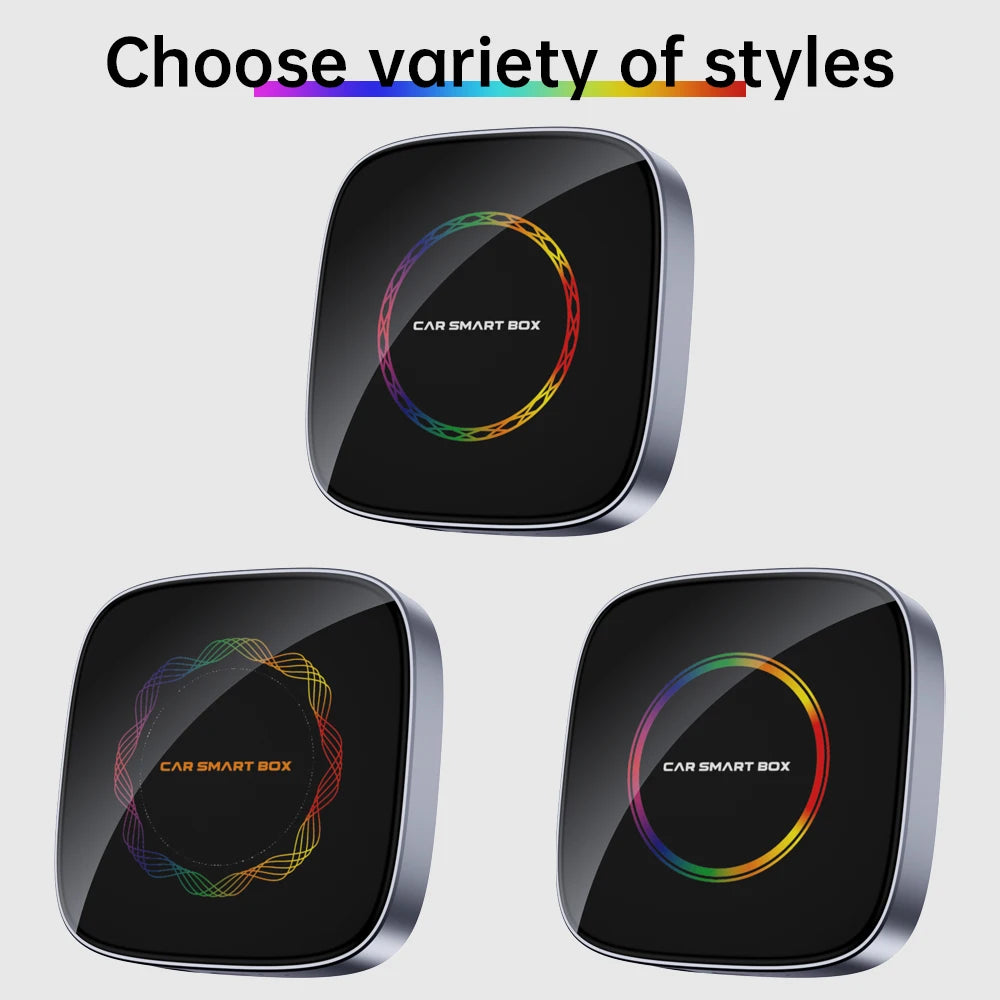 Android Auto Car Play Intelligent Voice Dongle GPS Wireless Carplay AI Box Adapter With Built in Netflix YouTube Support TF Card