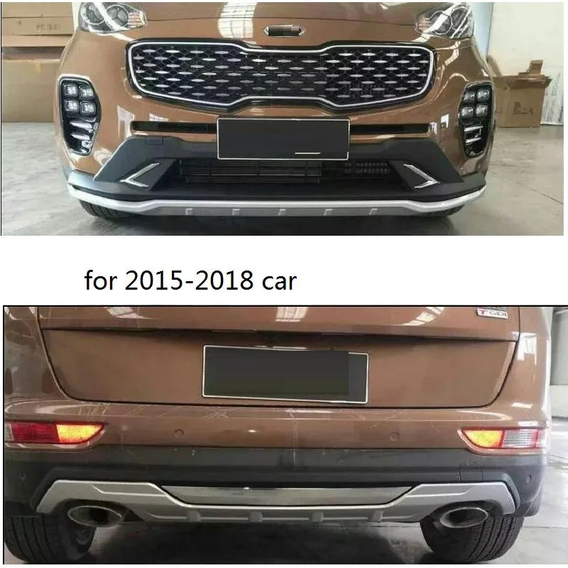 Vehile car parts front rear bumper cover plate fir for kia sportage kx5 2015 2016 2017 2018 Bumpers suv accessories