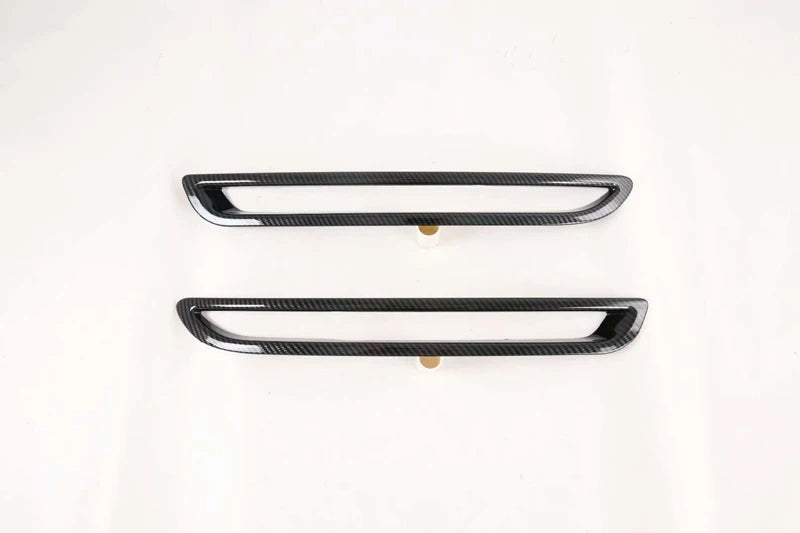 For Mazda CX-30 DM 2019-2021 Car Accessories ABS Chrome Rear Reflector Fog Light Lamp Cover Trim Bezel Frame Styling Garnish