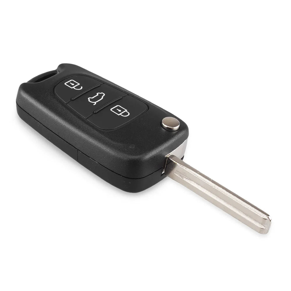 KEYYOU For Hyundai Replacement Folding Car Key Case Housing Case Durable For Kia K2 K5 Rio 3 Picanto Ceed Cerato Sportage