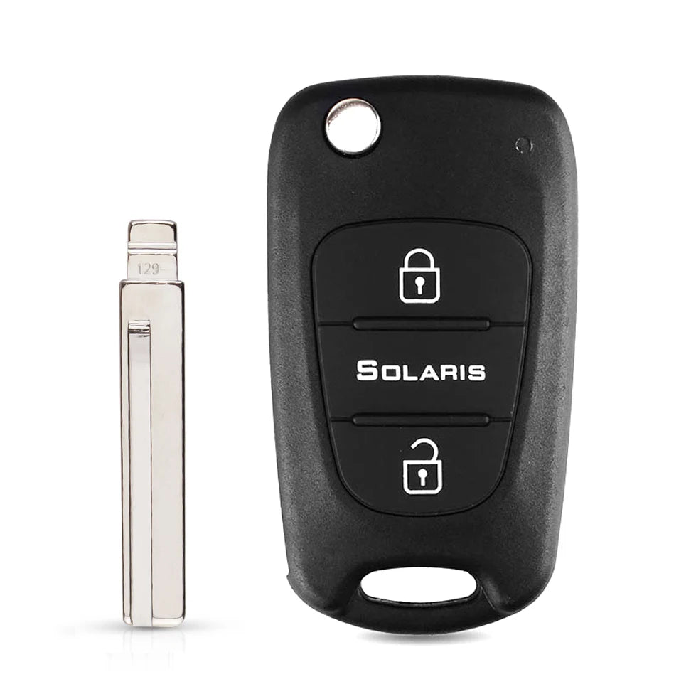 KEYYOU For Hyundai Replacement Folding Car Key Case Housing Case Durable For Kia K2 K5 Rio 3 Picanto Ceed Cerato Sportage