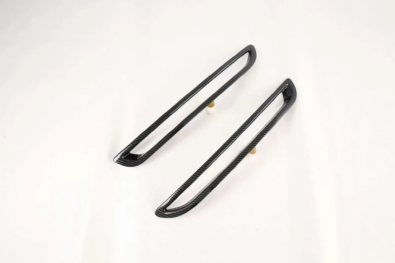 For Mazda CX-30 DM 2019-2021 Car Accessories ABS Chrome Rear Reflector Fog Light Lamp Cover Trim Bezel Frame Styling Garnish
