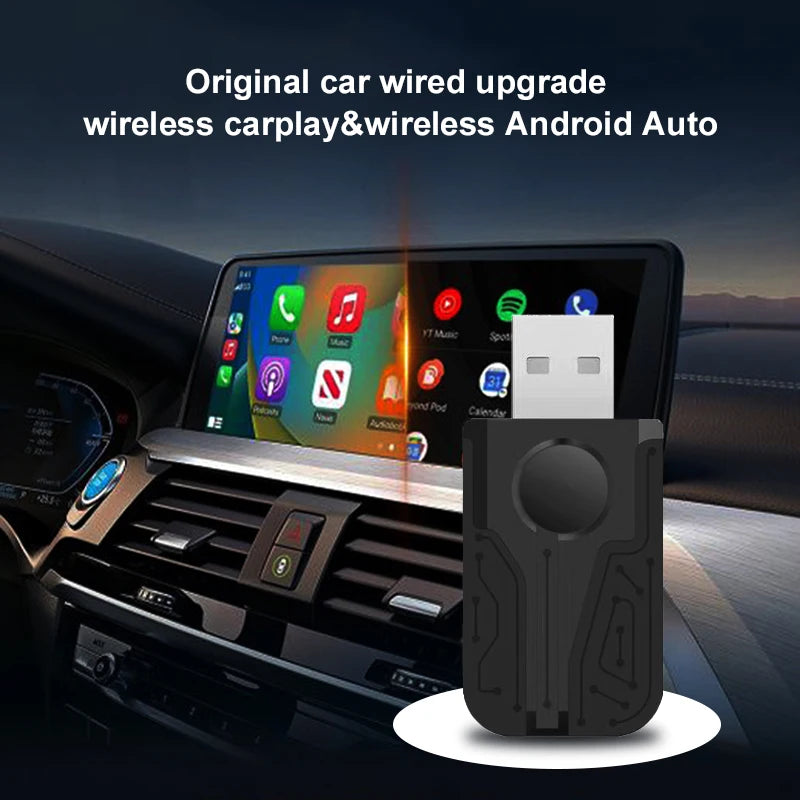 OEM Wireless Carplay Dongle Portable Mini Box Carplay Adapter Universal Car Play Module Car Electronic Gadgets DVD Player
