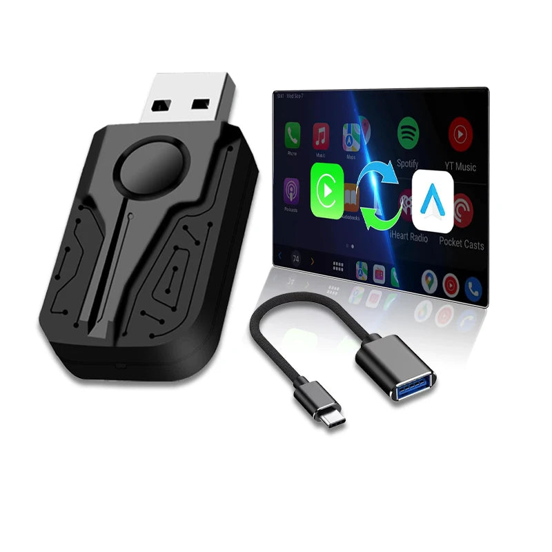 OEM Wireless Carplay Dongle Portable Mini Box Carplay Adapter Universal Car Play Module Car Electronic Gadgets DVD Player