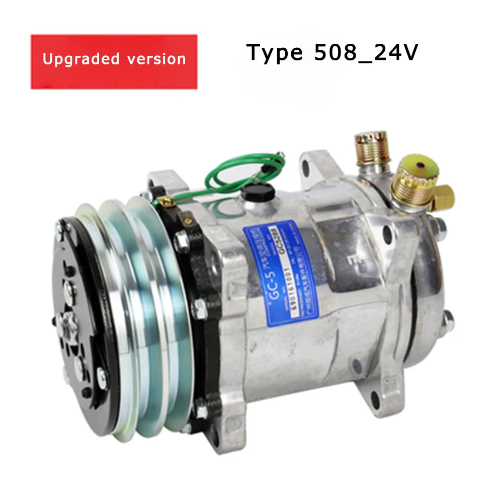 12V/24V Automotive Air Conditioning Compressor Dual Motor Air Conditioning Pump 5/7-Cylinder Compressor Model With High Displace
