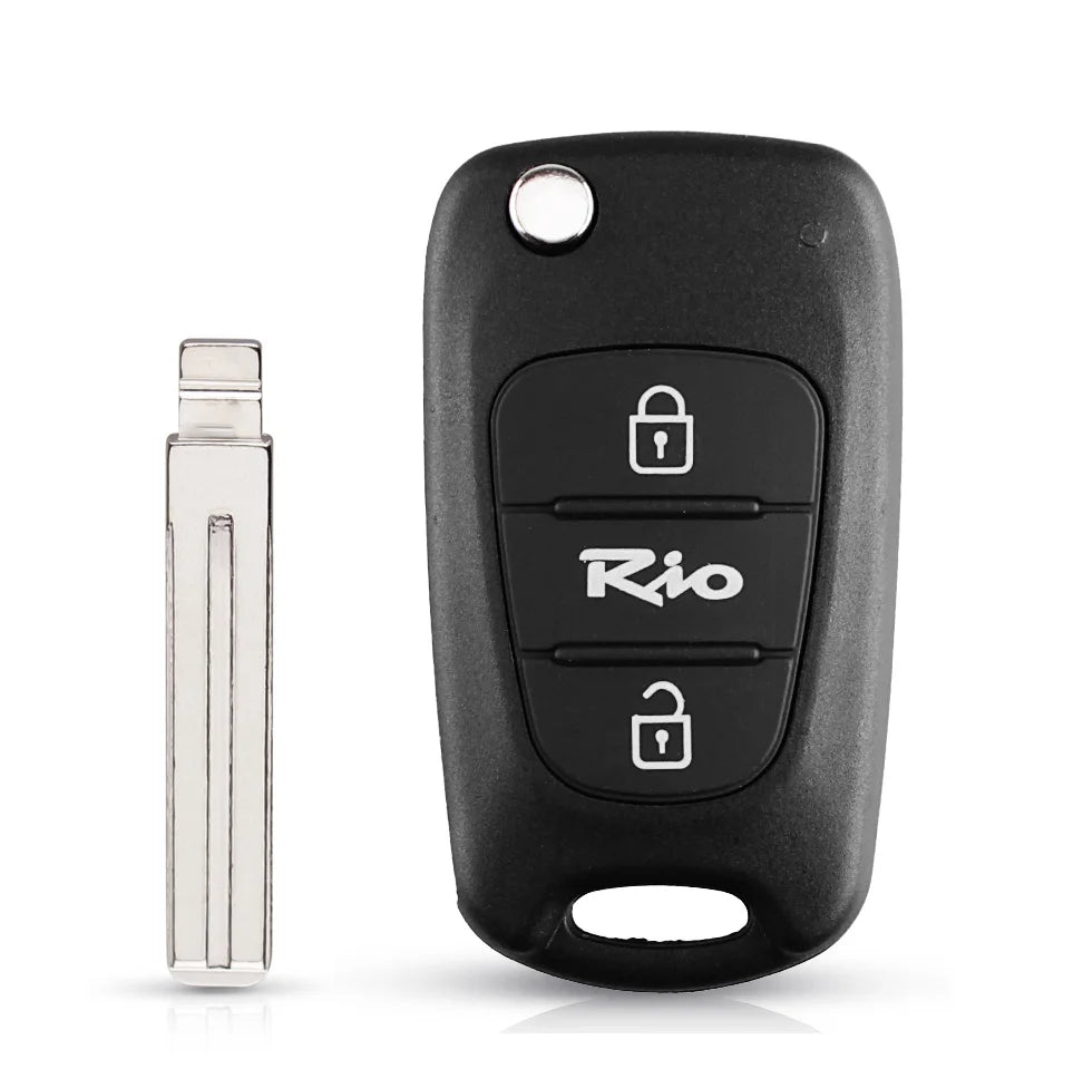 KEYYOU For Hyundai Replacement Folding Car Key Case Housing Case Durable For Kia K2 K5 Rio 3 Picanto Ceed Cerato Sportage