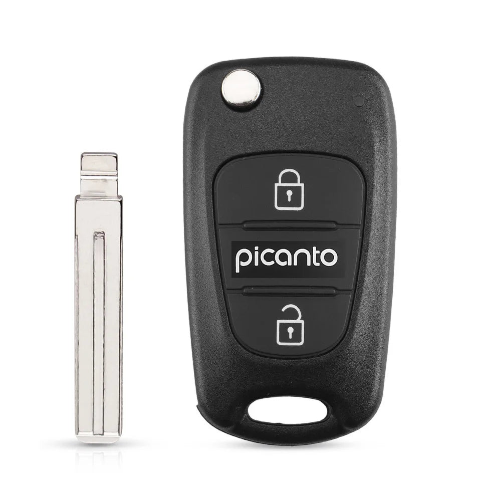 KEYYOU For Hyundai Replacement Folding Car Key Case Housing Case Durable For Kia K2 K5 Rio 3 Picanto Ceed Cerato Sportage