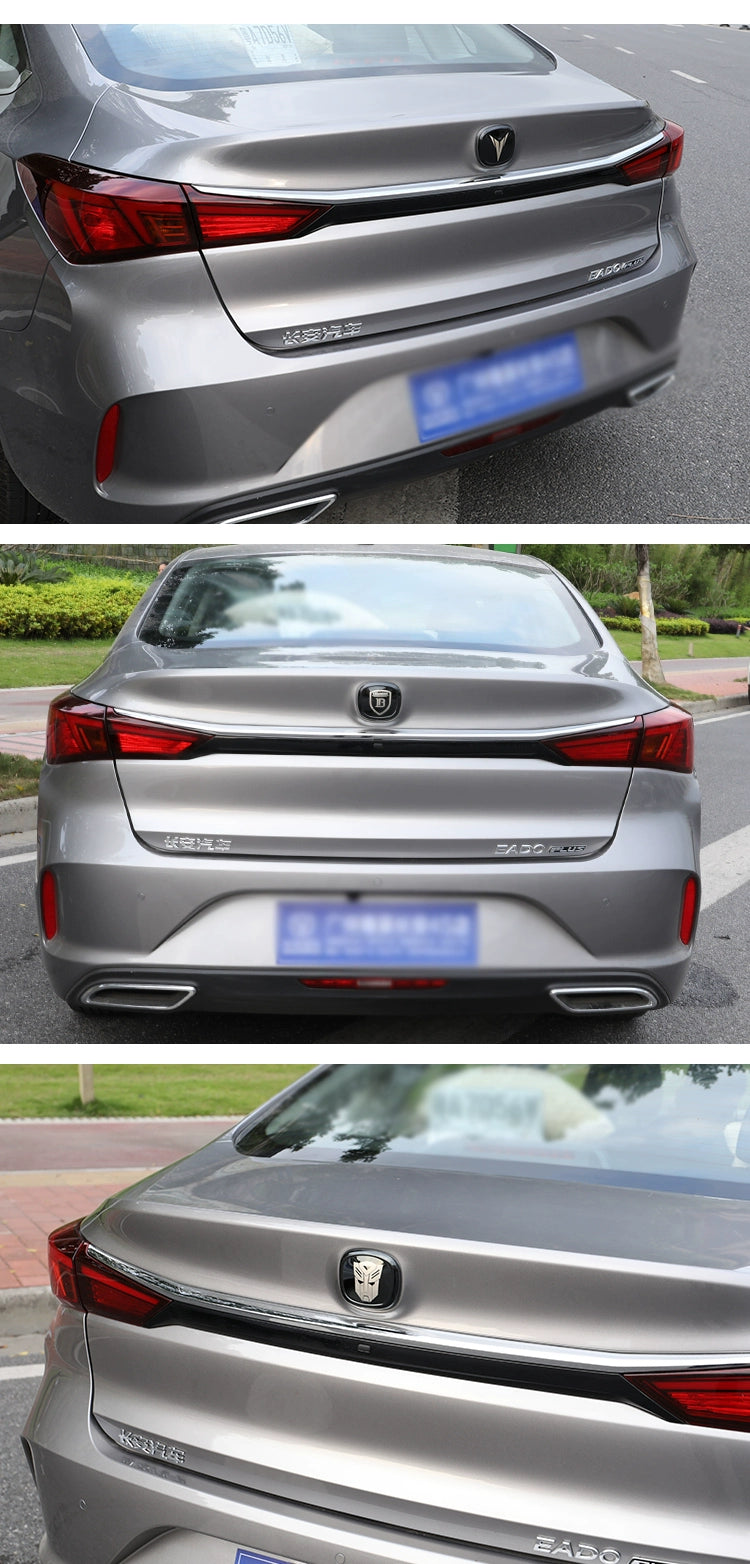ملصقات شعار سيارة Changan CS55 PLUS موديل 2024، ملصق معدني لعجلة القيادة الأمامية والخلفية