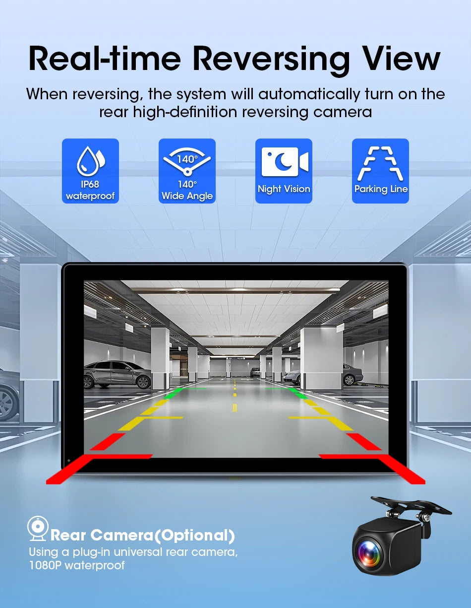 New 7/8/9" Carplay Screen for Car Vertical Screen Car Radio Wireless Carplay Android Auto Multimedia Video Player Car Monitors