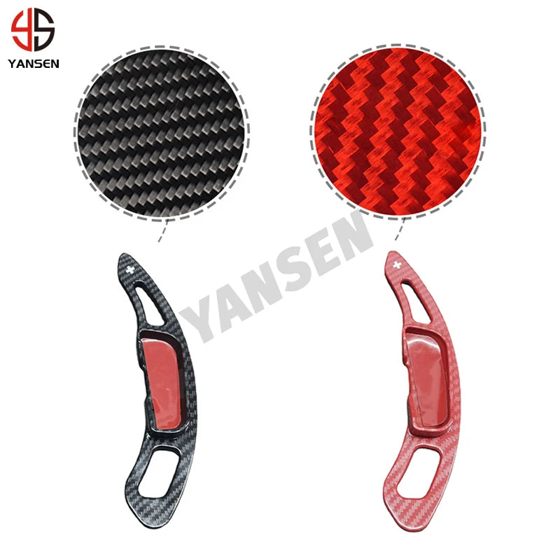 2pcs/lot Car Sports Steering Wheel Shift Paddle Shifter For Mazda 3 6 CX-3 CX-4 CX-5 MX-5 Paddle Shift Sticker Accessories