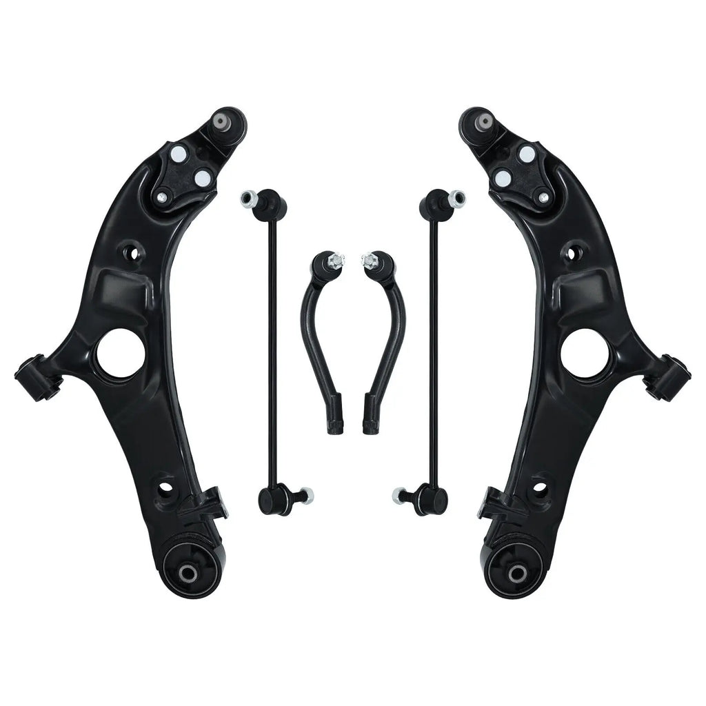 Svenubee Front Lower Suspension Control Arm Stabilizer Link 6Pcs Kits for Hyundai Santa Fe Kia Sport Sorento 2013 2014 - 2018