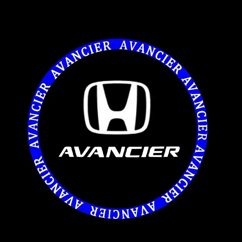 طقم من قطعتين من مصابيح باب السيارة بشعار ليزر لإضاءة الترحيب لسيارة هوندا سيفيك FIT CRV Accord Jazz HRV Dio Stepwgn Prelude Odyssey
