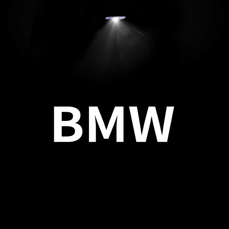 2 قطعة من مصابيح الترحيب بباب السيارة بشعار LED مع إسقاط ليزر لسيارات BMW 50th E63 E64 F60 F32 F33 F36 F82 F83 وملحقاتها