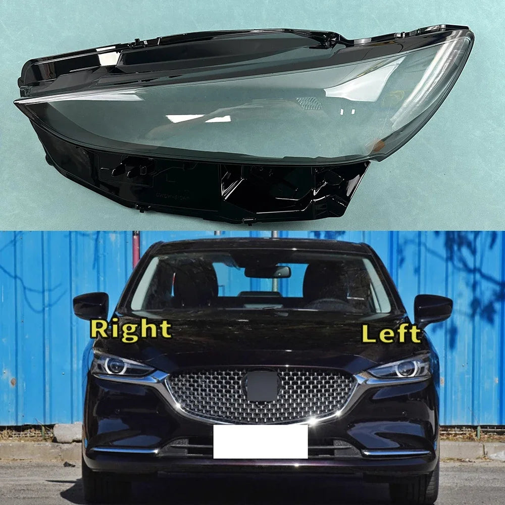 For Mazda 6 Atenza 2020 2021 Transparent Lampshade Front Headlight Shell Headlamp Cover Lens Plexiglass Auto Replacement Parts