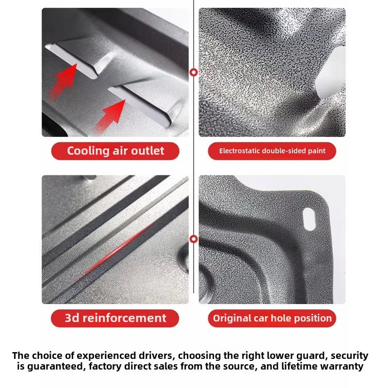 Car Accessories Black Under Engine Guard Mudguard Board Splash Shield Mud Fender Plate Panel For Kia K5 Optima 2011-2019 2.0L