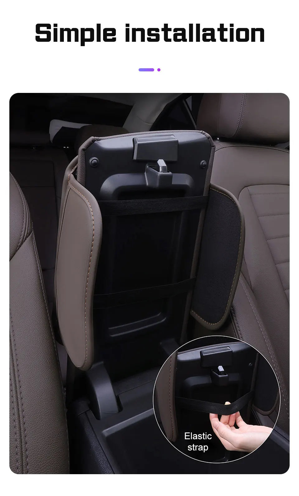 سجادة مسند ذراع سيارة من جلد البولي يوريثان لـ Changan UNIK UNIT UNIV CX70 CS55 CS75 Plus CS35 CS95 CS15 Plus وسادة حماية وحدة التحكم المركزية