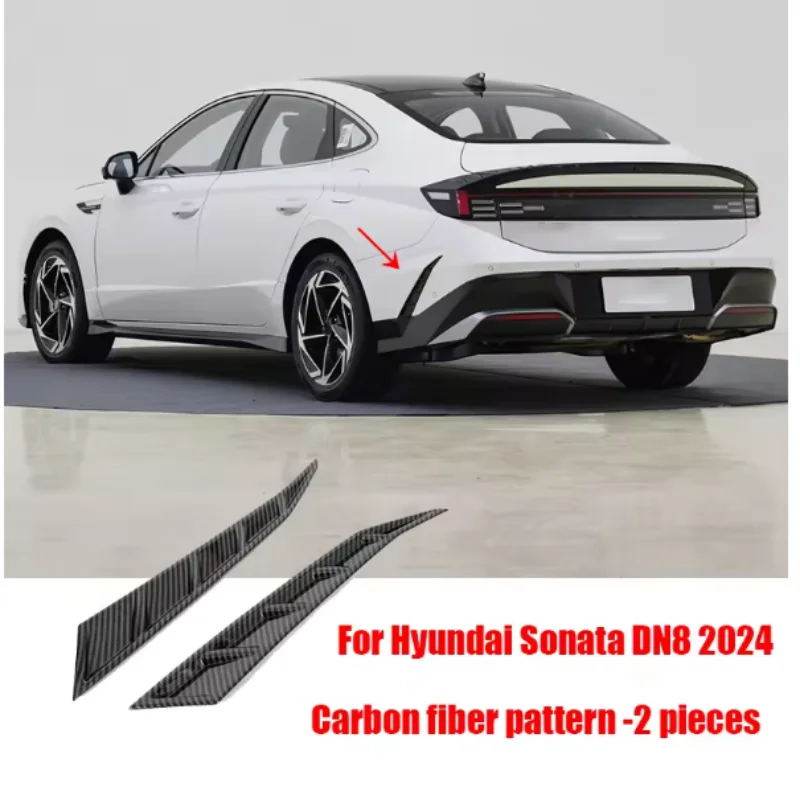 LHD for Hyundai 11th Sonata DN8 2024 Central control gear USB charger panel decorative frame interior modification accessories