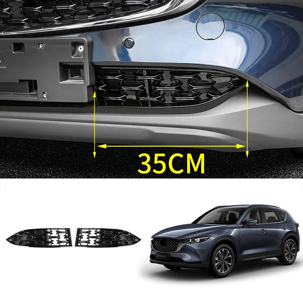 Car Accessories For Mazda CX-5 2022 2023 2024 High quality Metal Front Grille Around Trim Racing Grills Trim Car styling