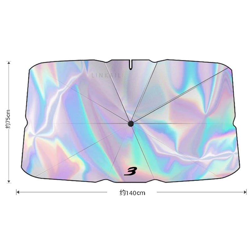 Car Sunshade Accessories Suitable for Mazda Car Front Glass Sunshade Atenza CX-5 CX-8 CX-9 CX-30 MX5 Skyactiv BT-50