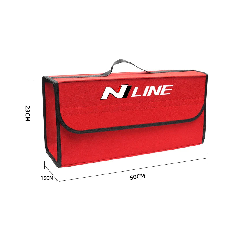 Car Storage Bag Folding Travel Tidying Box Trunk Tools Case For Hyundai Kona Tucson I10 I20 I30 I40 Getz IX35 Venue Accent Ioniq