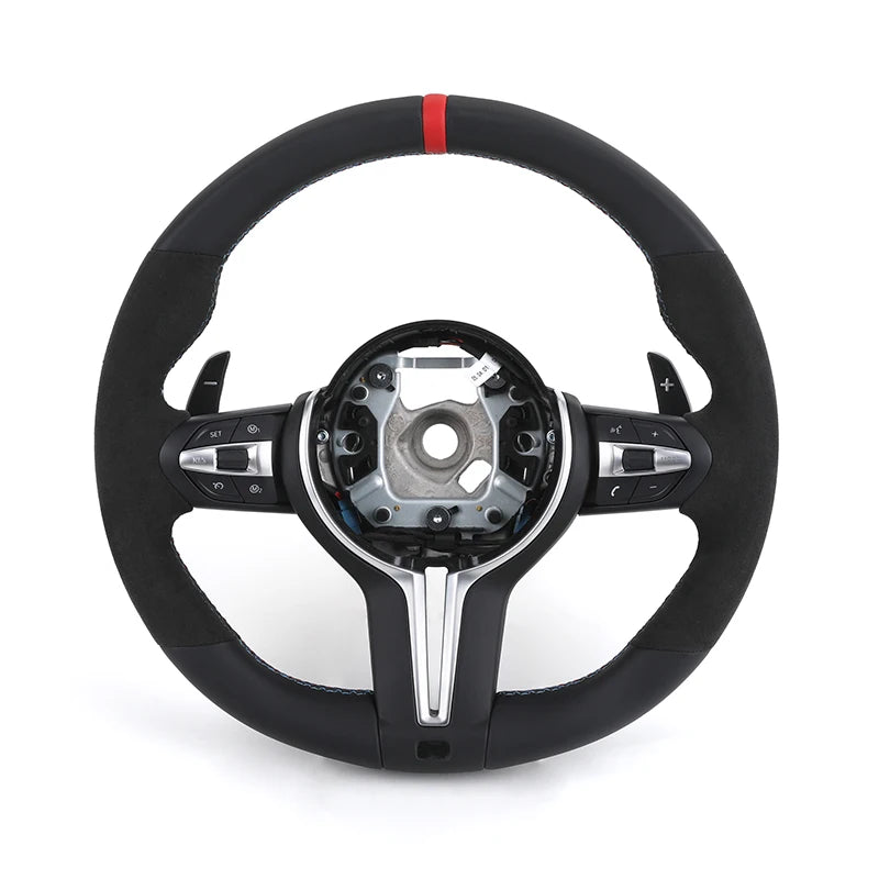عجلة قيادة نصف ألكانتارا M Volante Lekrad لسيارات BMW F10 F11 F20 F21 F22 F25 F30 F31 F32 F33 F34 F36 F01 F06 F07 F12 F13 M3 M5