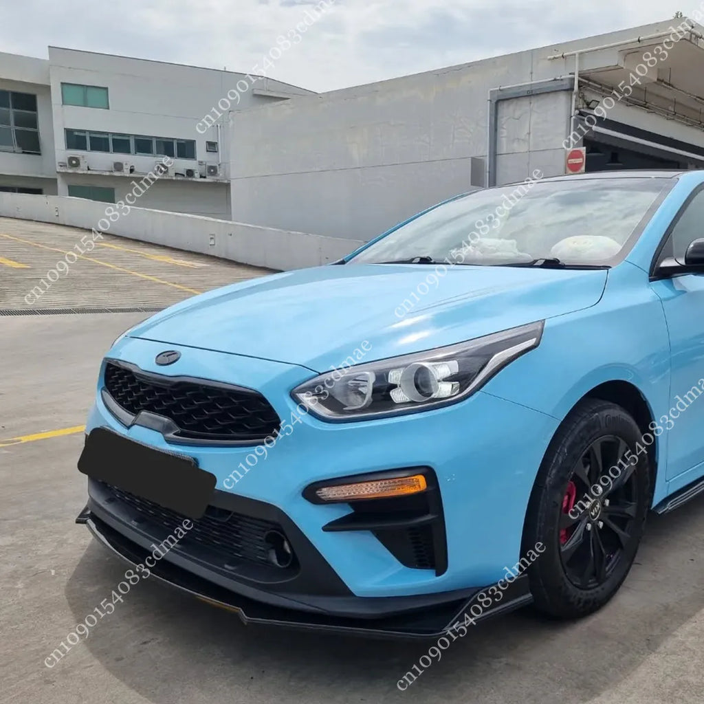 Front Bumper Lip Splitter Diffuser for Hyundai Cerato Kia K3 Forte GT 2018-2021 Spoiler Body Kit Accessories Tuning Gloss ABS