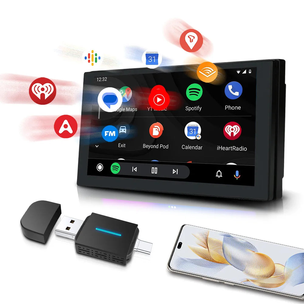 Car Wired To Wireless Carplay Box Car Interconnection Box Car Adapter Wireless Carplay Box Plug and Play