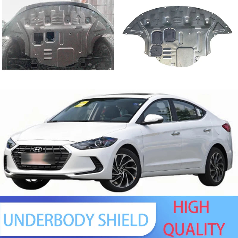 Engine underguard chassis protector for Hyundai Elantra models 2017-2020