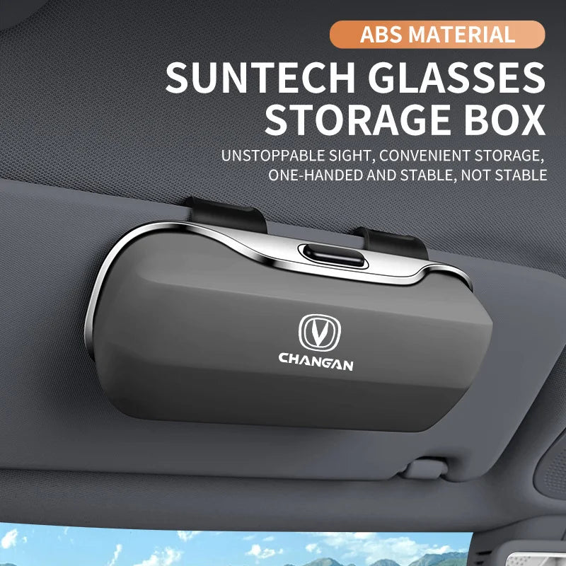 شانجان لامور 2025 CS35 CS55 CS75 CS85 Plus Hunter F70 X7 Accessories Car Visor Sunglasses Glasses Case Glasses Holder Glasses Clip Box