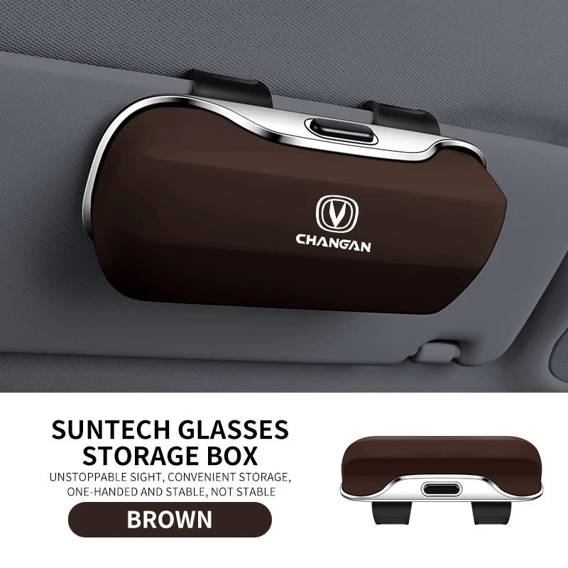 شانجان لامور 2025 CS35 CS55 CS75 CS85 Plus Hunter F70 X7 Accessories Car Visor Sunglasses Glasses Case Glasses Holder Glasses Clip Box